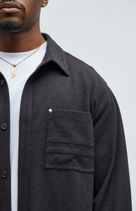 Sobrecamisa Fashion Nova | Negro
