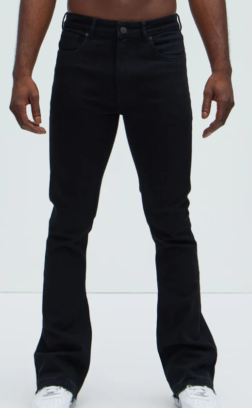Jeans Slim Flared Fashion Nova | Negro
