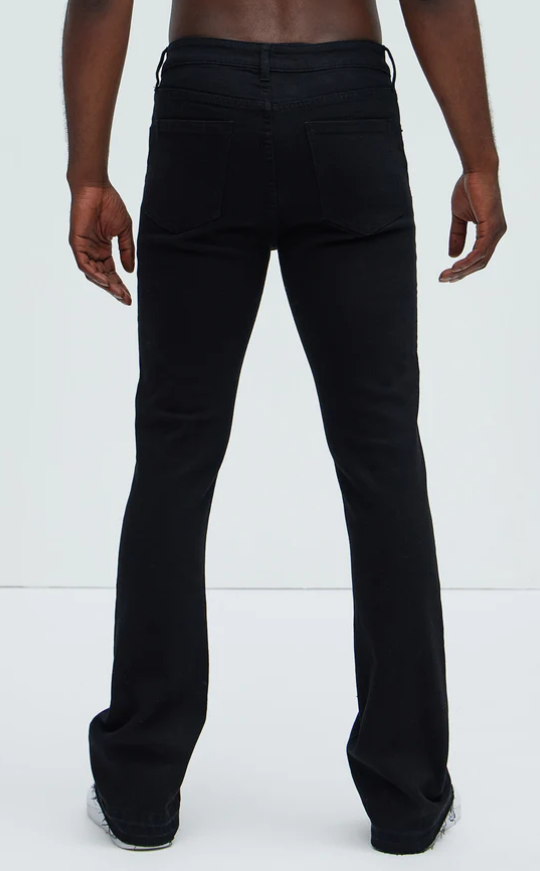 Jeans Slim Flared Fashion Nova | Negro
