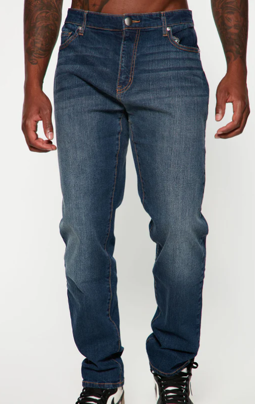 Jeans Straight Fashion Nova | Dark Wash