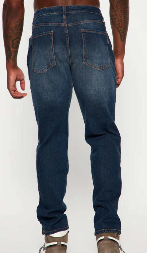 Jeans Straight Fashion Nova | Dark Wash