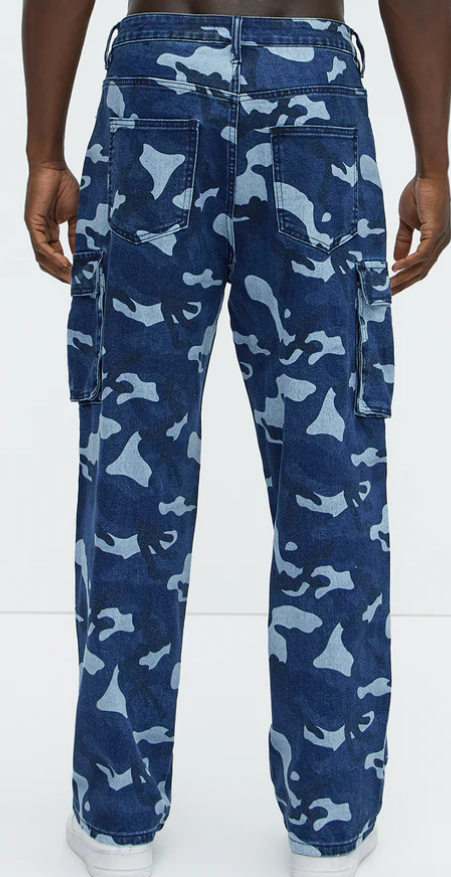 Jeans Cargo Baggy Fashion Nova | Camouflage