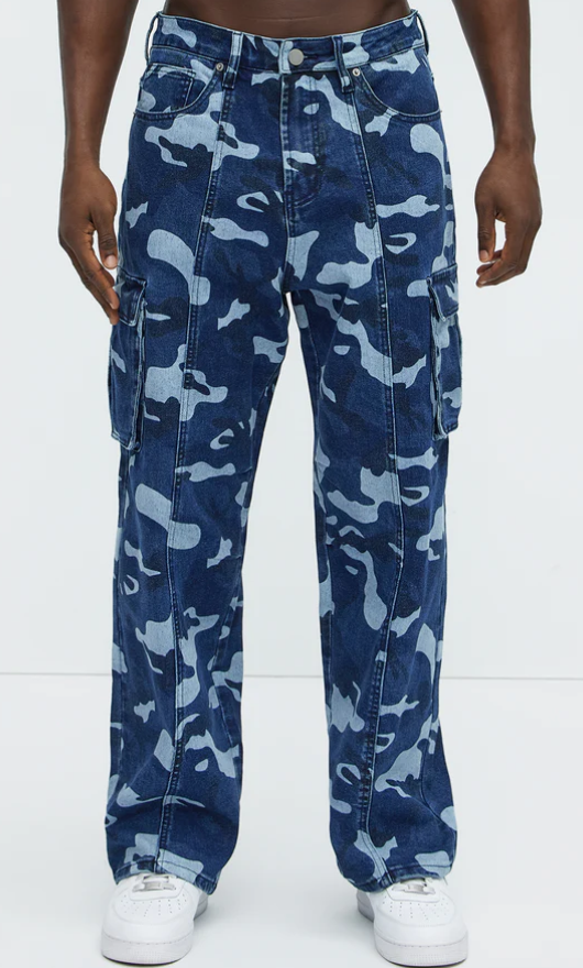 Jeans Cargo Baggy Fashion Nova | Camouflage
