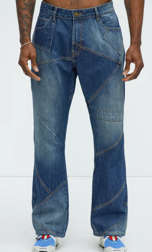 Jeans Slim Flared Fashion Nova | Medium Wash