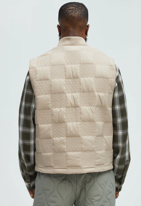 Chaqueta Sin Manga Fashion Nova | Beige