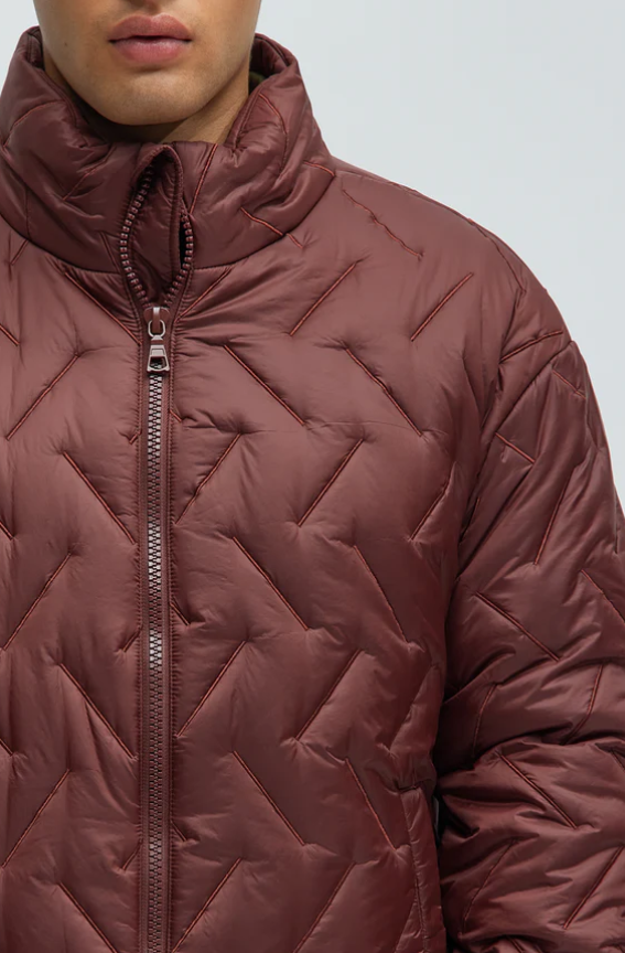 Parka Fashion Nova | Burgundy