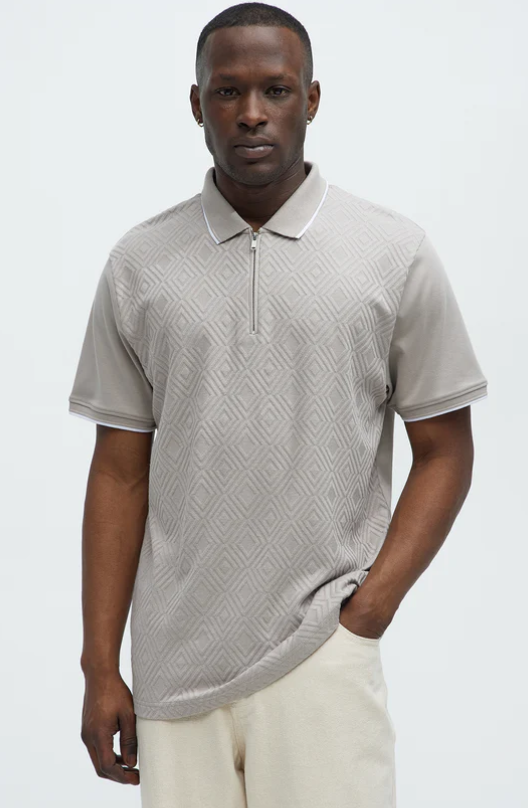 Polera Piqué Fashion Nova | Sand/Combo