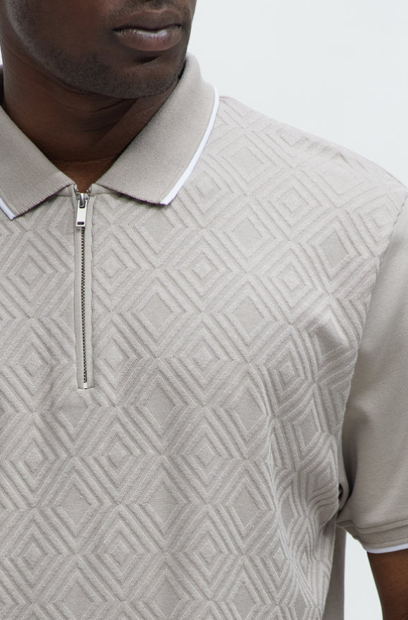 Polera Piqué Fashion Nova | Sand/Combo