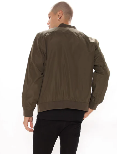 Chaqueta Bomber Fashion Nova | Olive