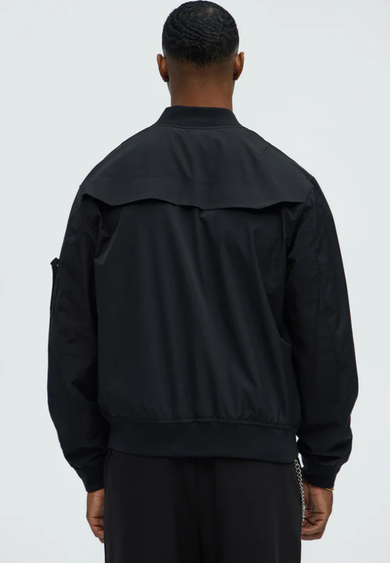 Chaqueta Bomber Fashion Nova | Negro
