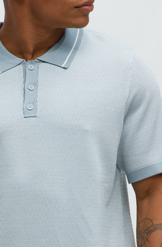 Polera Piqué Fashion Nova | Grey/Combo